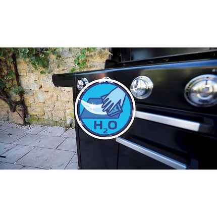 Barbecue gaz CAMPINGAZ Onyx 4S noir 4 brûleurs sur chariot, 72x46 cm