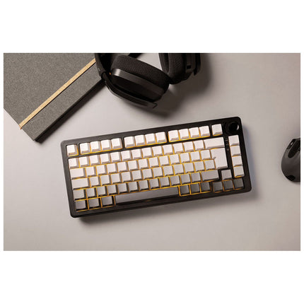 Clavier gamer sans fil THE G-LAB Keyz Elite 300 RGB Triple Mode Gris