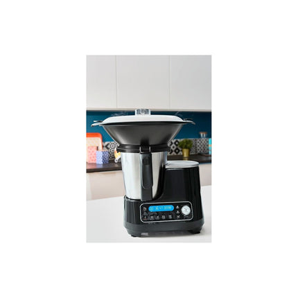 Robot cuiseur MOULINEX Clickchef noir HF456810 + cuiseur vapeur