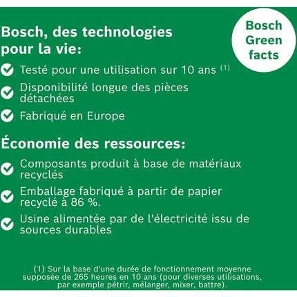 Robot pâtissier BOSCH Série 6 MUMS6ZS00