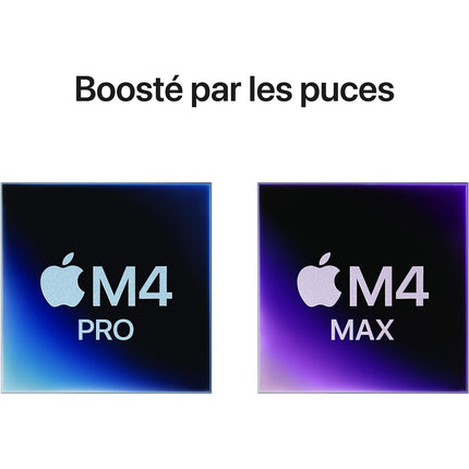 Ordinateur Apple MACBOOK Pro 16" Puce M4 Max CPU 14 / GPU 32 coeurs Mémoire RAM 36Go Stockage 1To SSD XDR