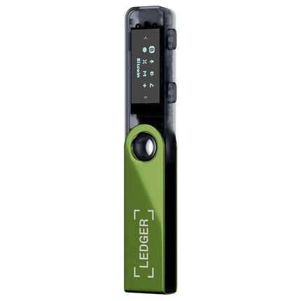 Crypto wallet LEDGER Nano S Plus - vert oxydation