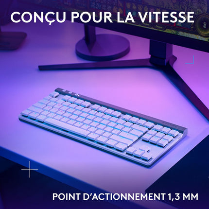Clavier gamer sans fil LOGITECH G515 Lightspeed TKL tactile