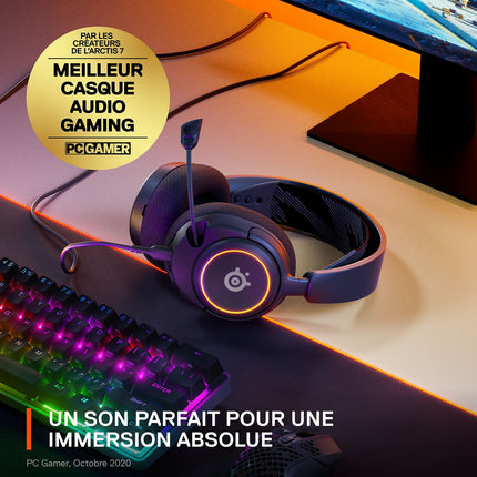 Casque gamer STEELSERIES Arctis Nova 1 Noir