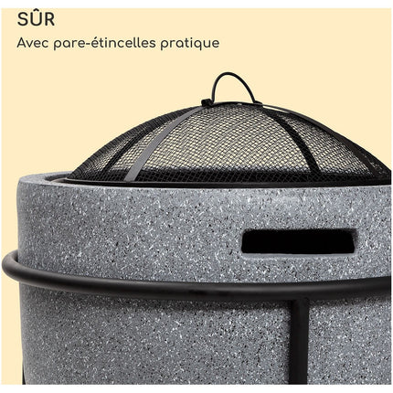 Brasero BLUMFELDT Grail - Gris foncé