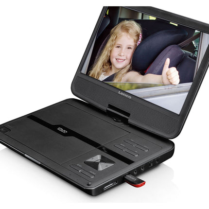 Lecteur DVD portable LENCO DVP-1010BK