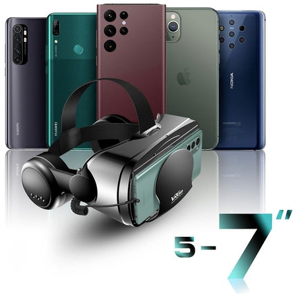 Casque de réalité virtuelle AVIZAR Noir pour Smartphone Jack 3.5