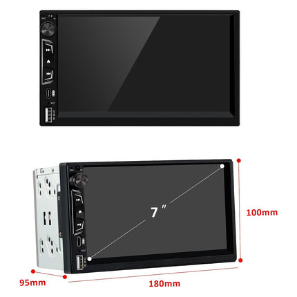 Autoradio connecté JUNSUN 7" caméra de recul microphone CarPlay