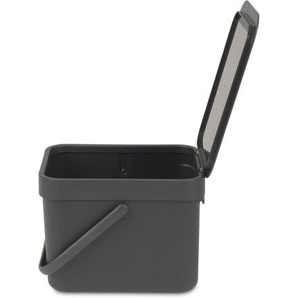 Seau à compost BRABANTIA Waste Bin Sort & Go 6L