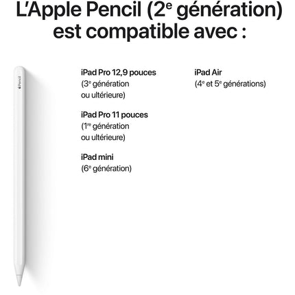 Stylet APPLE Pencil 2nd Generation