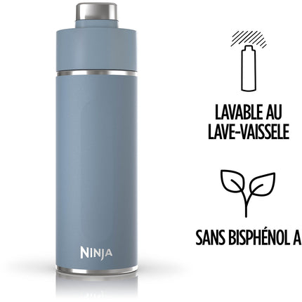 Bouteille isotherme NINJA Thirsti 530ml Travel Bottle Black