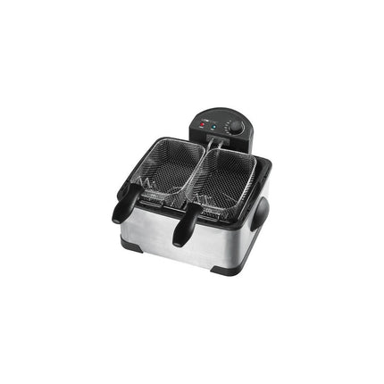 Friteuse professionnelle CLATRONIC Double FR3195 4L inox