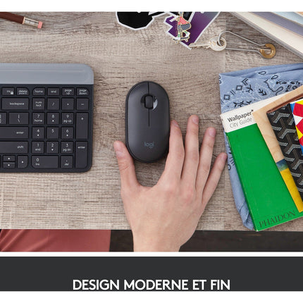 Souris sans fil LOGITECH Pebble M350 Wireless Graphite