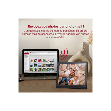 Cadre photo connecté PIXSTAR Cadre Photo Numérique Connecté 15 Pouces