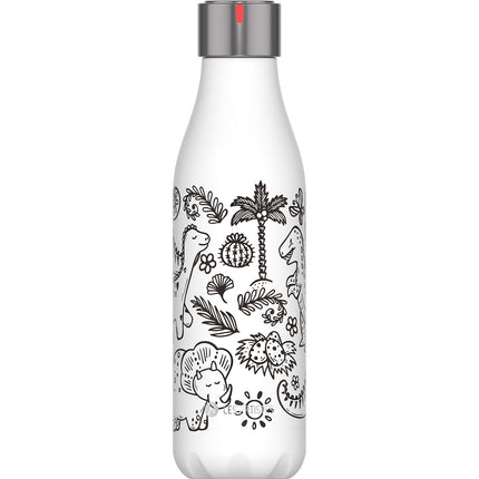 Bouteille LES ARTISTES Creative Color Set Dino mat 500ml