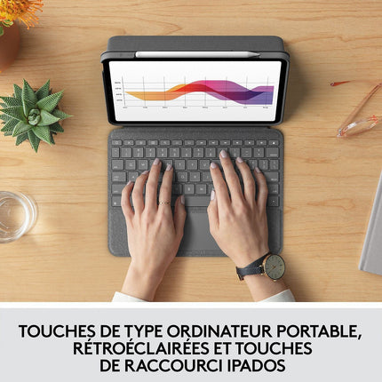 Etui LOGITECH Etui LOGITECH Folio Touch iPad Air 4 / Air 5, iPad Air 11 pouces (M2 & M3)