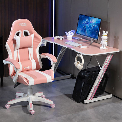 Bureau gamer AMS GAMING GAMERDESK-120Z-PINK