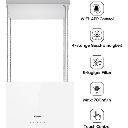 Hotte décorative îlot CIARRA CD4850S