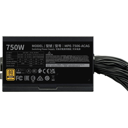 Alimentation PC COOLER MASTER Cooler Master MWE Gold 750W Noir