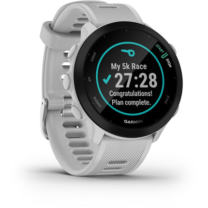 Montre sport GARMIN Forerunner 55 Running GPS BT 42 mm Blanc