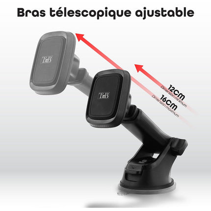 Support smartphone TNB Voiture telescopique magnetique