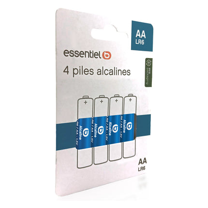 Pile ESSENTIELB LR06 AA POWERPLUS Lot de 4