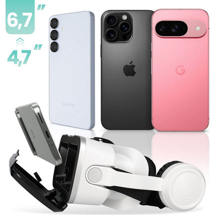 Casque de réalité virtuelle AVIZAR Shinecon G04BS Bluetooth Blanc