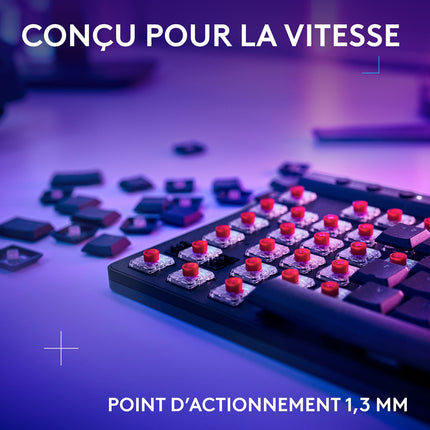Clavier gamer sans fil LOGITECH G515 Lightspeed TKL tactile