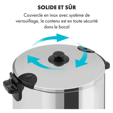 Stérilisateur de bocaux KLARSTEIN KonfiStar 60 2500W Reconditionné