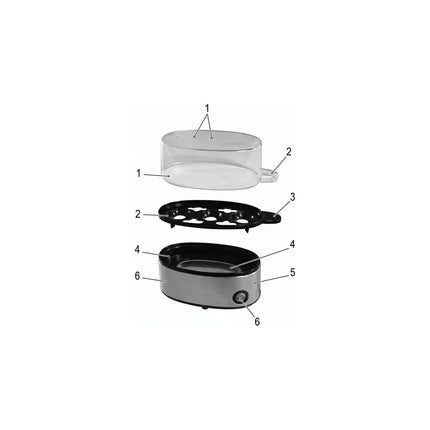 Cuiseur à oeufs PROFICOOK PC-EK1124