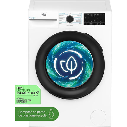 Lave linge compact BEKO BM3WFU47411B Energy Spin