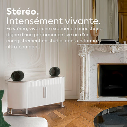 Enceinte résidentielle DEVIALET Phantom Ultimate 98 dB Light Pearl