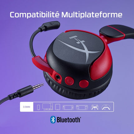 Casque gamer HYPERX Cloud Mini Wireless Noir