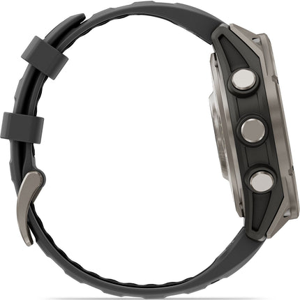 Montre sport GARMIN Fenix 8 Pro Multisports GPS AMOLED IP6X BT Wi-Fi Gris / Noir