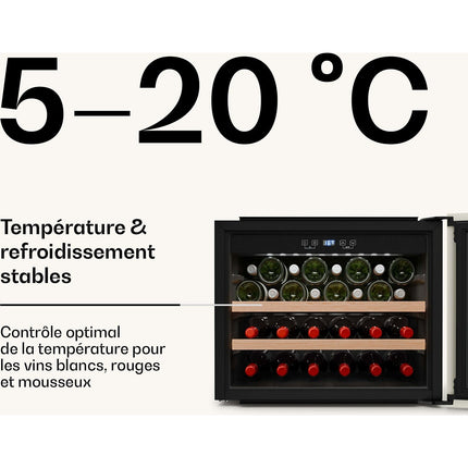 Cave à vin de service KLARSTEIN Vinsider Victoria 28 tactile LED