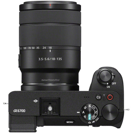 Appareil photo Hybride SONY A6700 Noir + E 18-135 mm f3.5-5.6 OSS