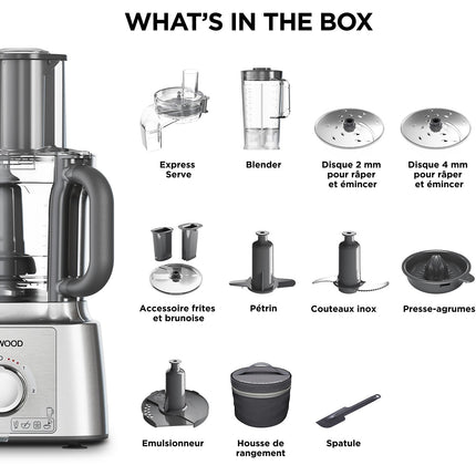 Robot multifonction KENWOOD FDP65.820SI Multipro Express
