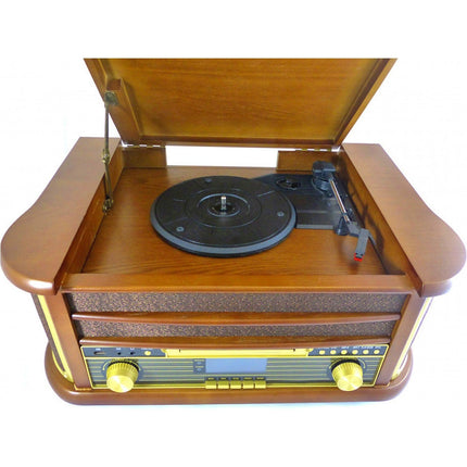 Chaîne HiFi INOVALLEY RETRO29-E vinyle style rétro Bluetooth