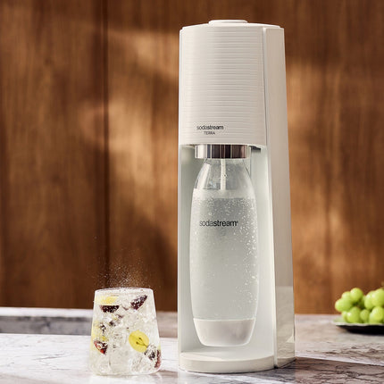 Machine à soda SODASTREAM TERRA blanche Pack 2 bouteilles