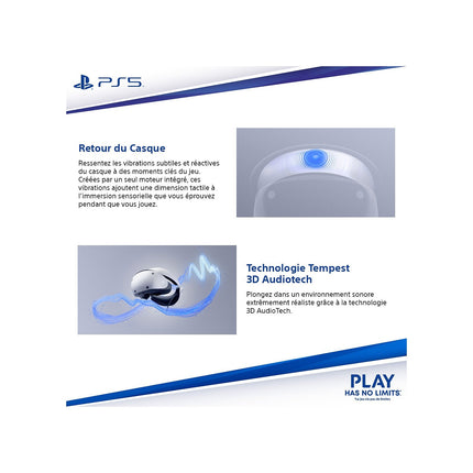 Casque de réalité virtuelle SONY PS5 PLAYSTATION VR 2