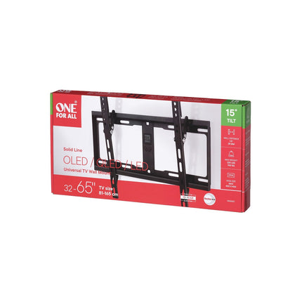 Support mural TV ONE FOR ALL TV Solid inclinable 32/65pouces VESA400