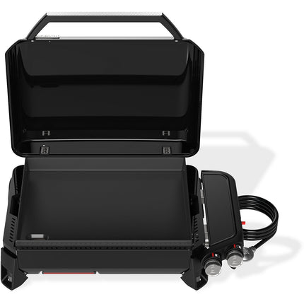 Plancha gaz WEBER black 2 brûleurs à poser, 56x41 cm