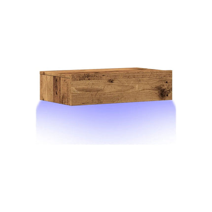Meuble TV HELLOSHOP26 Meuble TV avec éclairage LED rétroéclair