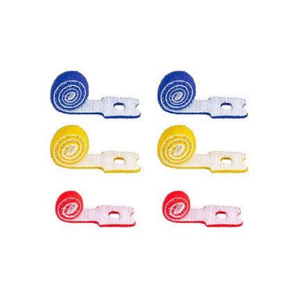 Range câble GOOBAY Bande Scratch 6 couleur 17cms