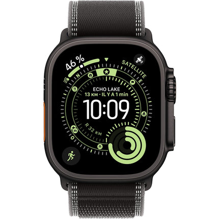 Bracelet APPLE 49 mm - M/L - Trail noir/charbon Noir