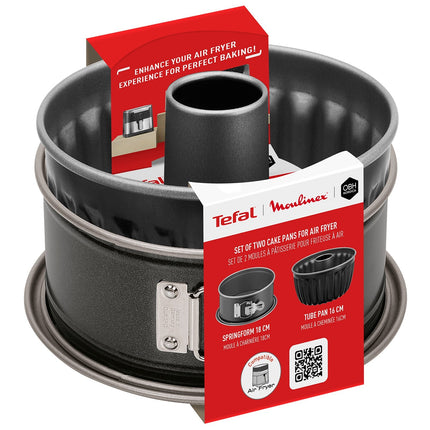 Moule à cake TEFAL 2 moules Delice Black Airfryer