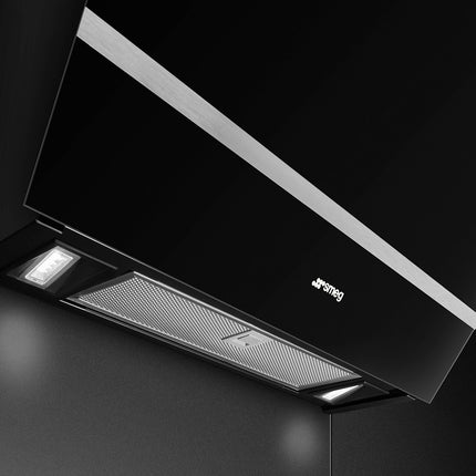 Hotte décorative murale inclinée SMEG KV26N