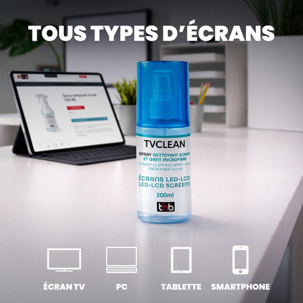 Kit de nettoyage TNB Netoyage d'écran 200ml