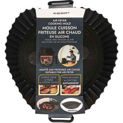 moule COOK CONCEPT de cuisson rond pour friteuse a air