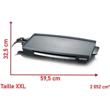 Plancha électrique SEVERIN KG2397 à poser, 59.5x34.5 cm